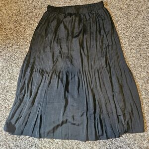 Pleated Midi Skirt
